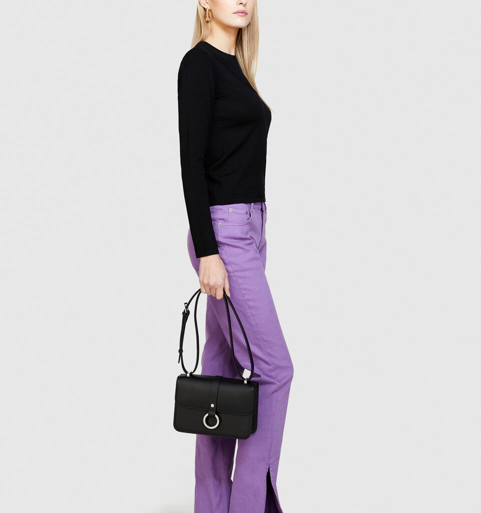 Colorful jeans with slits - women's slim fit jeans - Lilac | Sisley image number 2